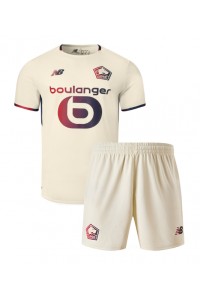 Fotbalové Dres Lille OSC Dětské Venkovní Oblečení 2025-26 Krátký Rukáv (+ trenýrky)